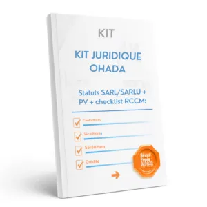 Kit Juridique OHADA - Statuts SARL